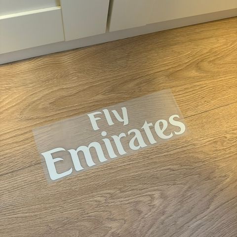 FLY EMIRATES fotballsponsor print / patch