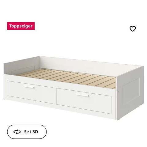 Ikea Bremnes seng.