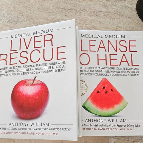 Liver Rescue og Cleanse to Heal av Anthony William, Medical Medium