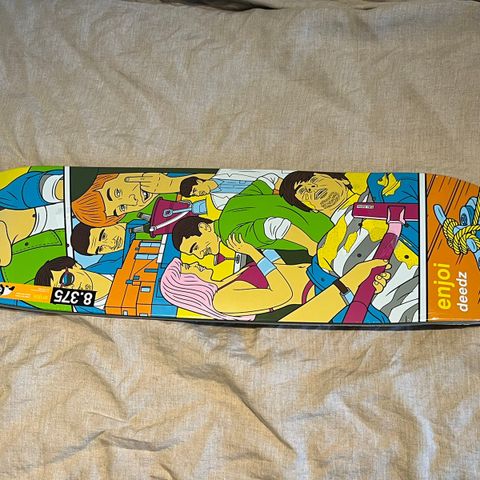 Ubrukt Enjoi Deedz WA Louies Shaped 8.375" Skateboard Deck