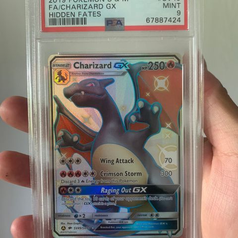 Charizard Gx SV49 PSA 9