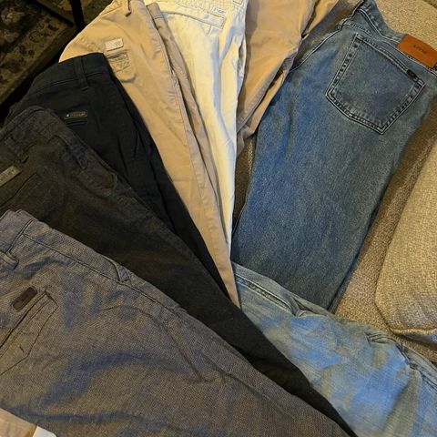 Åtte pene bukser: Livid jeans, chinos fra NN07, Hugo Boss, Jean Paul