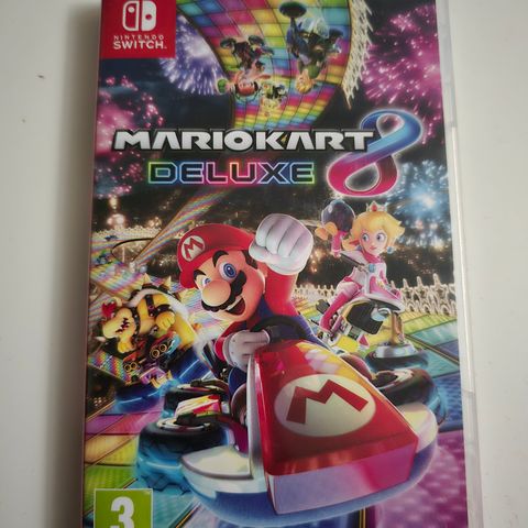 Mario kart 8 DeLuxe - Nintendo Switch | komplett med cover | Ny pris 595