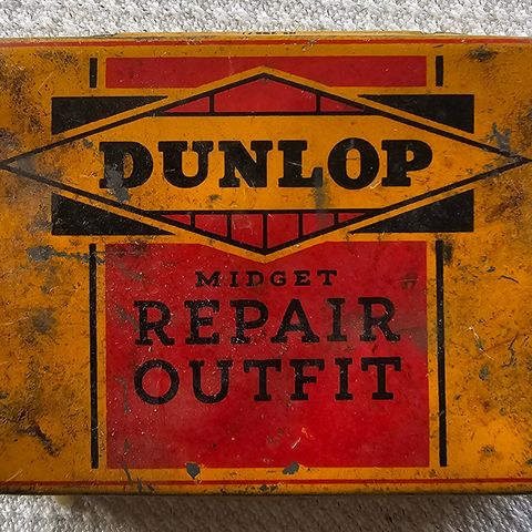 METALL BOKS DUNLOP MIDGET REPAIR OUTFIT