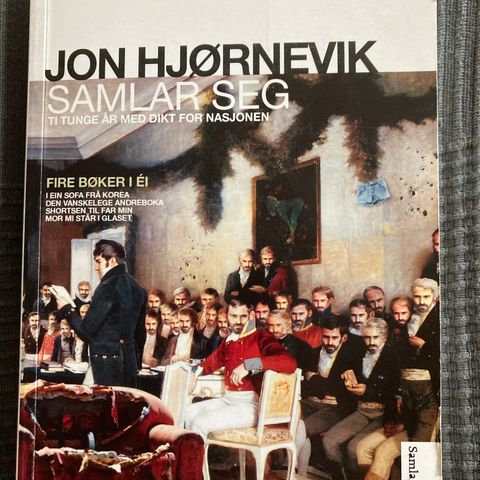 Bok: Jon Hjørnevik, samlar seg. Fire bøker i ei