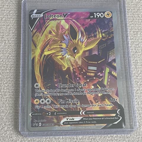 Jolteon V - SWSH183 - SWSH: Sword & Shield Promo Cards (SWSD) Pokemon