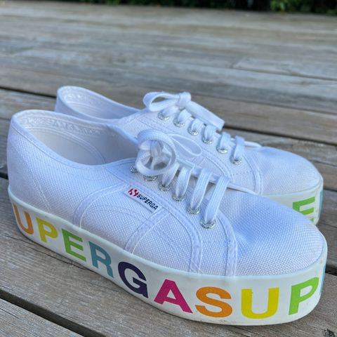 Superga sko - Platform - Str. 39