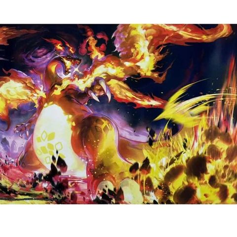 Charizard playmat. Ny ubrukt