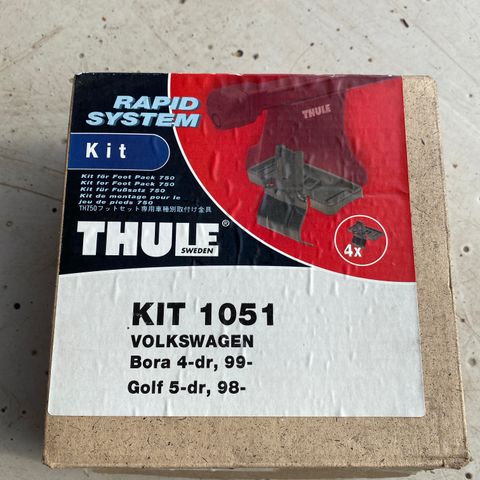 Thule KIT 1051 Bora og Golf