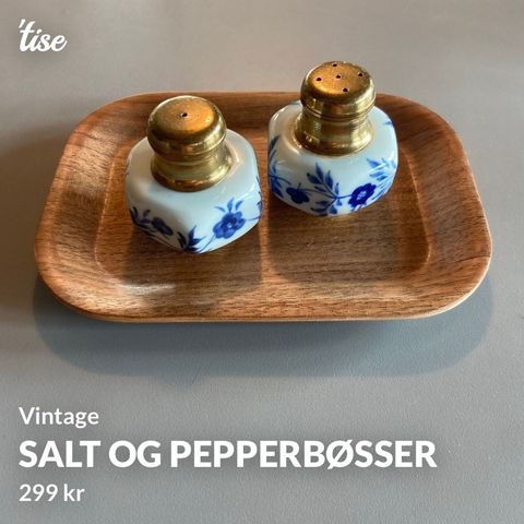 Salt og pepperbøsse