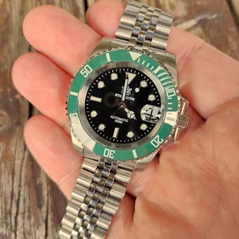 Steeldive 41mm Submarine Starbucks Seiko NH35A Japan Automatic 30ATM