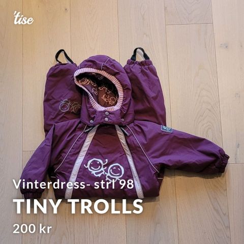 Tiny Trolls vinterdress