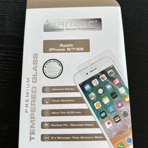 Apple iPhone 8/7/6s glass protector