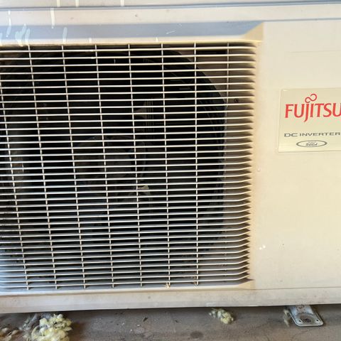 Fujitsu varmepumpe selges