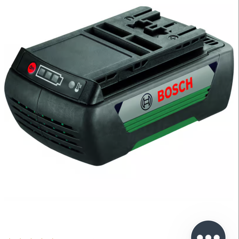 Bosch batteri 36v 2,0ah for hageverktøy