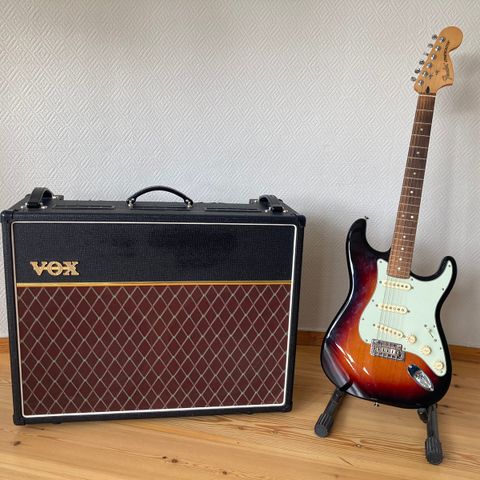 Vox AC30c2 og Fender Stratocaster
