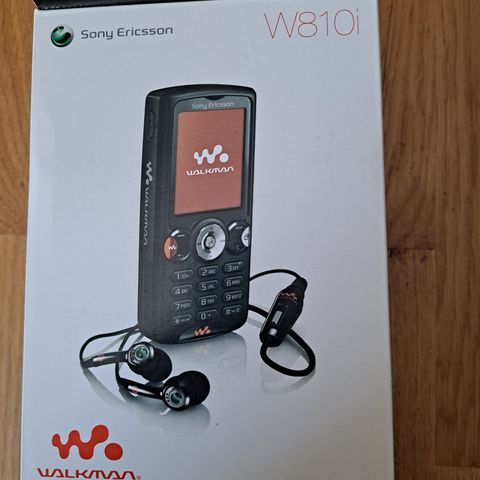 Sony Ericsson Walkman   W810i. Ubrukt.