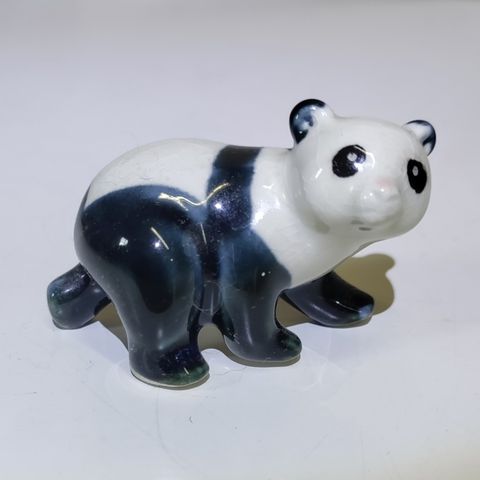 Liten vintage Panda porselenfigur