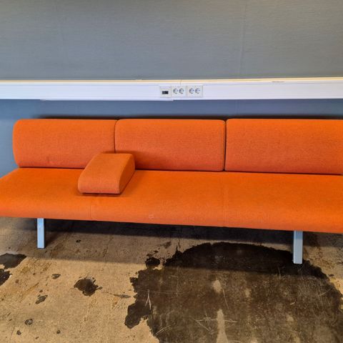 Design stol- og sofa i orange