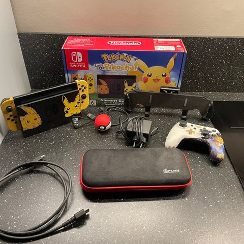 Nintendo Switch lets go pikachu edition