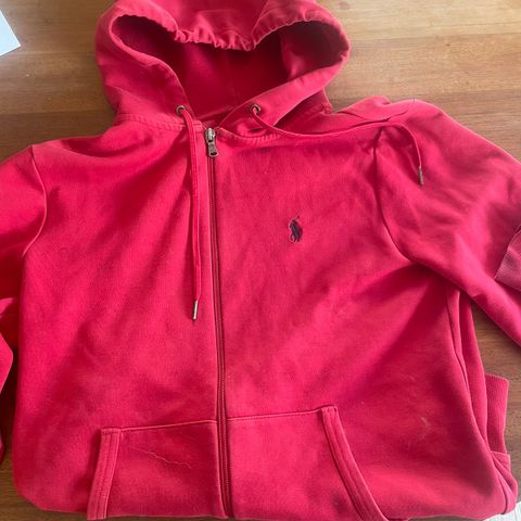 Polo zip hoodie 10-12 år