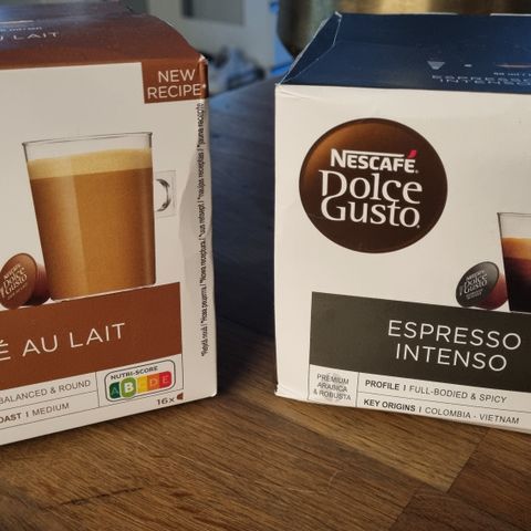 Nescafe Dolce Gusto Kapsler