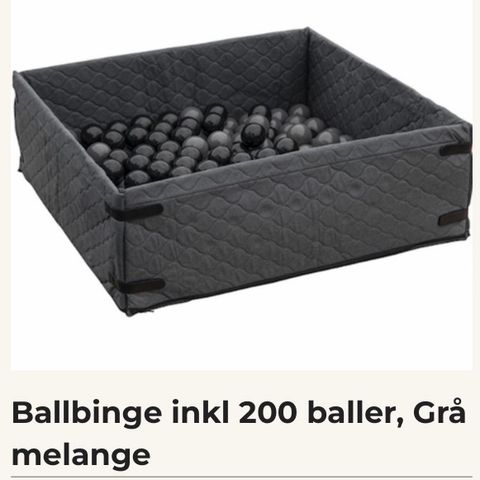 Pent brukt ballbinge