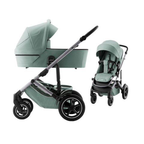 Komplett Barnevogn, Britax, Smile 5Z, Jade Green + Liggedel + ekstrautstyr