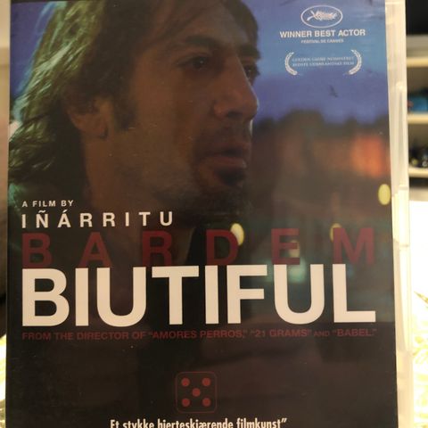 Biutiful - Dvd Norsk tekst