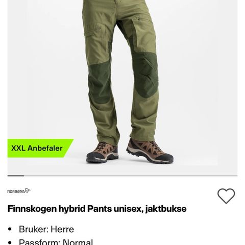 Ny Norrøna Finnskogen hybrid Pants unisex, jaktbukse, Grønn