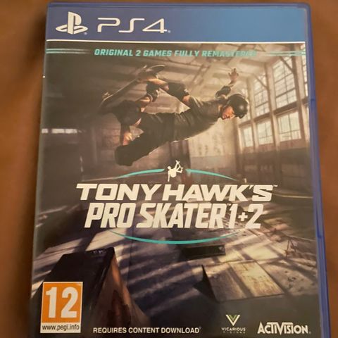 Tony Hawk PlayStation Spill