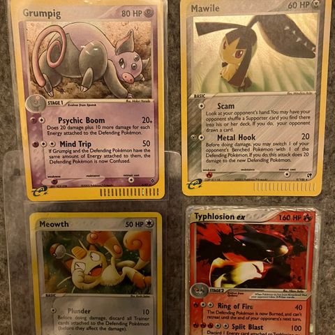 Pokemonkort vintage e-series