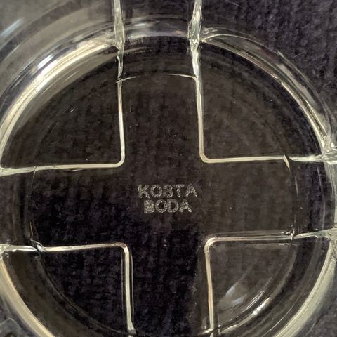 4 Kosta Boda glass