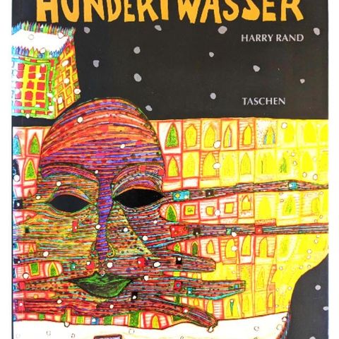 Hundertwasser - biografi og flotte fargetrykk - 240 sider - tysk utgave
