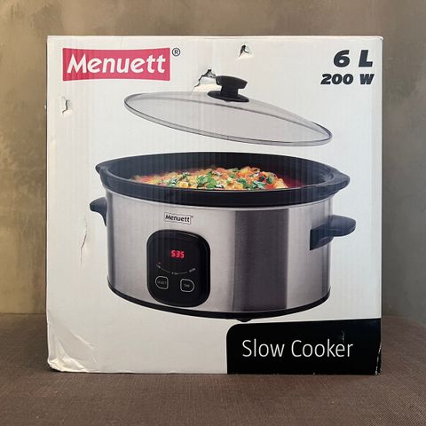 Menuett Slow Cooker 6 L