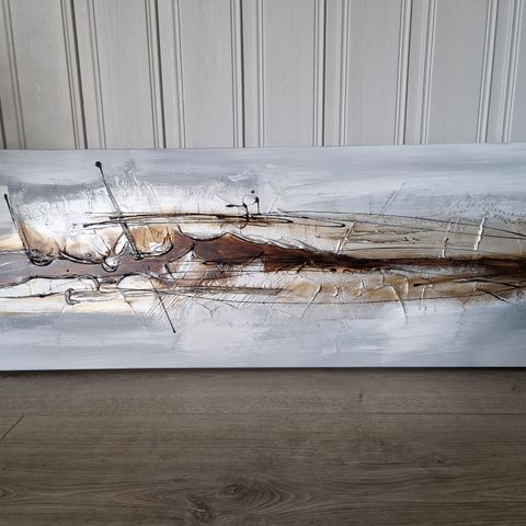 Oljemaleri 120×40 cm