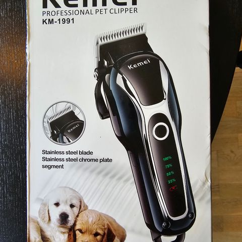 Kemei klipper til hund/katt