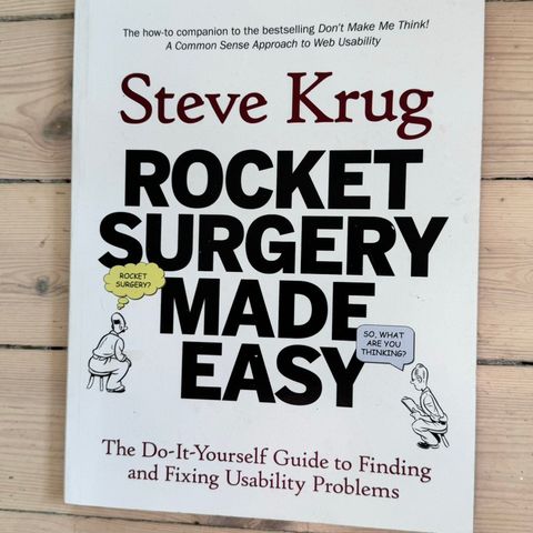 Rocket surgery made easy av Steve Krug