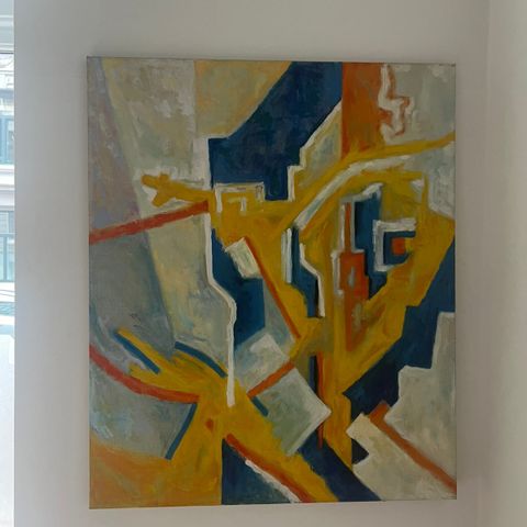 GÖRAN BENGTSSON. Olje på duk, "IGUH", signert. 60x72 cm