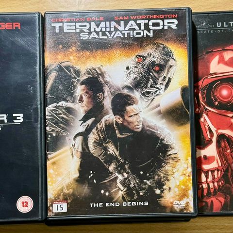 Terminator samling på dvd 🚨Ryddesalg!!🔥