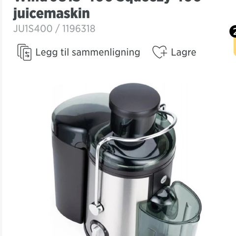 Wilfa juicemaskin