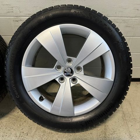 R17 5x112 Orginale Skoda vinterfelger