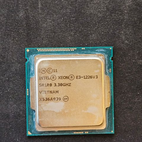 Intel Xeon E3 CPU, CPU kjøler Vifte +++