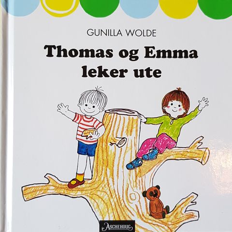 Barnebøker.  Småbarn bildebok om Thomas og Emma.