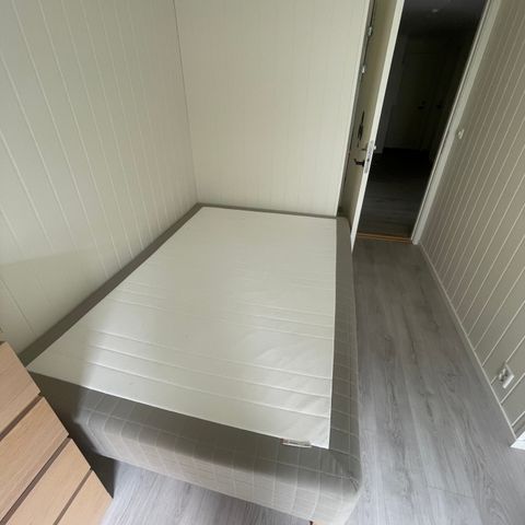 IKEA SKÅRER Rammemadrass, medium/mørk beige, 140x200 cm