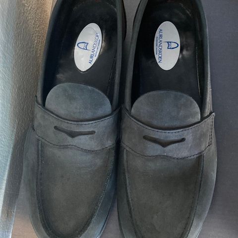 Mokasiner/Loafers | AURLANDSKO norsk design | 42 Grå