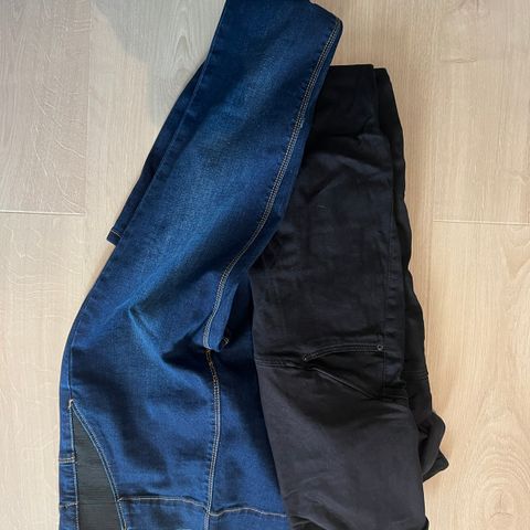 To jeans til gravid i str. 36 og 27/32