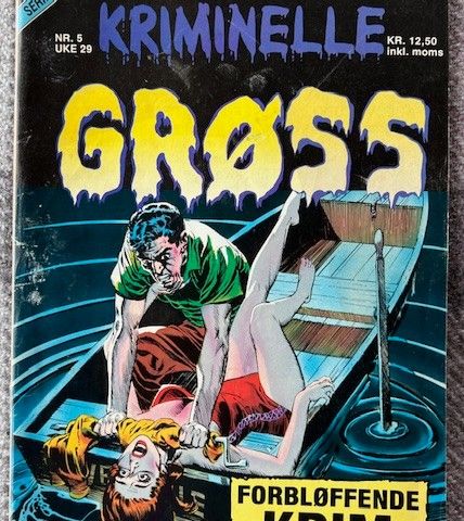 Tegneserie KRIMINELLE GRØSS, nr. 5