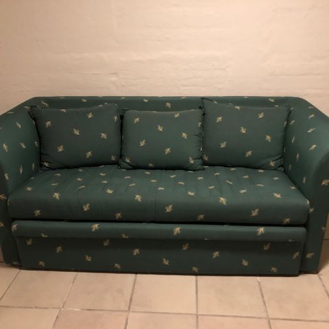 Grønn Sovesofa fra IKEA gis bort