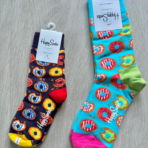 Nye Happy socks til barn og voksen  familiesokker damesokker